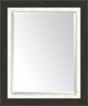 Slate Black Large And White Mirror