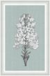 White Flora on Spa Linen VI