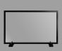 Style Safe Plexi Barrier, 48x30 with counter stand - Black